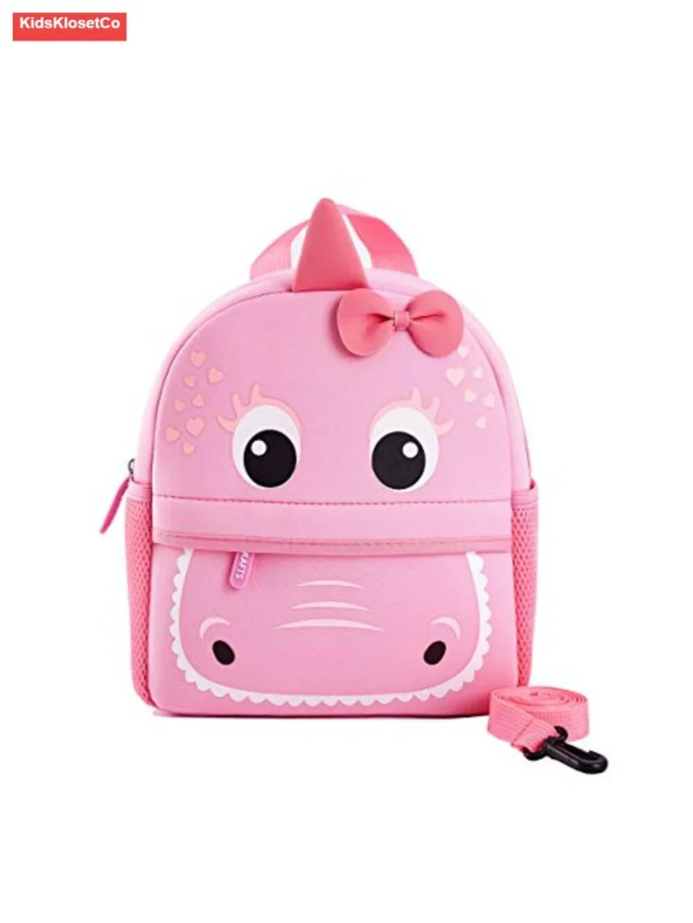 Toddler Backpack with Safety Leash, Neoprene Cute Animal Daypack for School